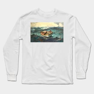 The gulf stream by Winslow Homer Long Sleeve T-Shirt